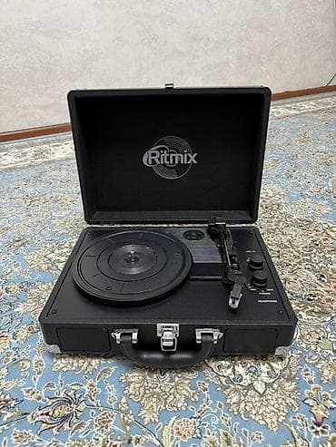 айпод плеер: Виниловый проигрыватель Ritmix LP-120B black (Vintage Series) - — 2