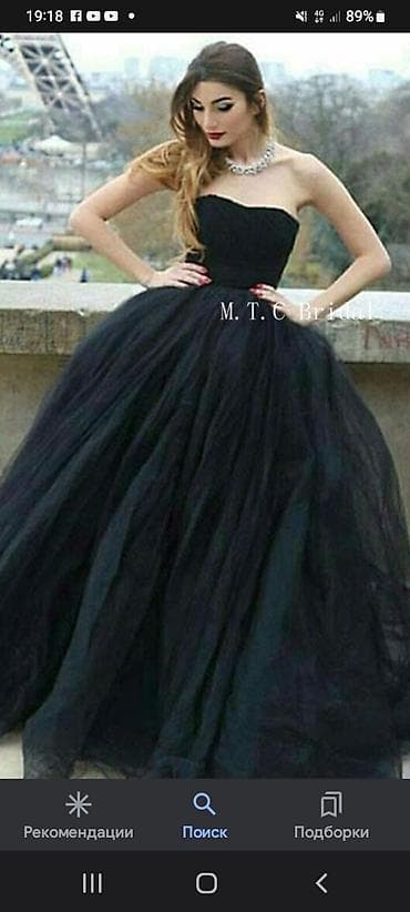 ручная работа платье: ПЛАТЬЕ ВЕЧЕРНЕЕсшито на заказ размер 42-44 ОЧЕНЬ ПЫШНОЕКРАСИВОЕ — 1