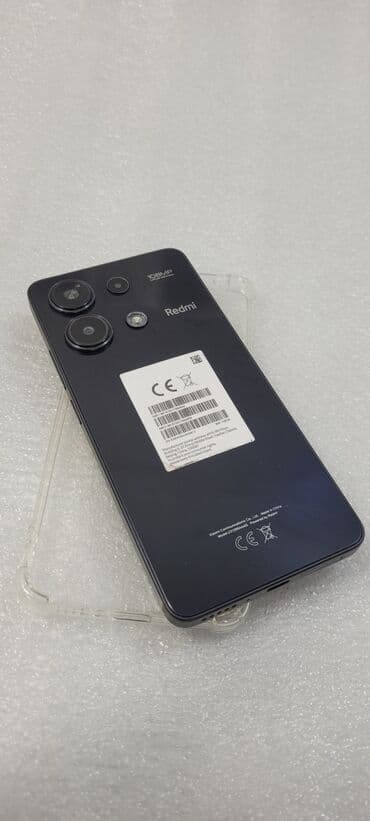 redmi note 12 бишкек: Redmi, Redmi Note 13, Колдонулган, 128 ГБ, түсү - Кара, 2 SIM — 8