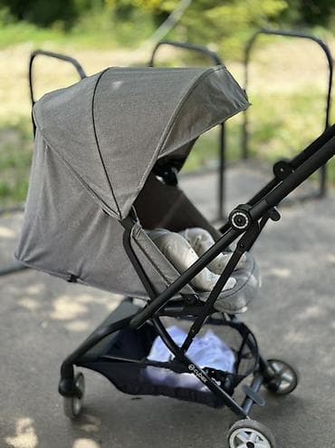 коляска с люлькой: Коляска, Cybex, цвет - Серебристый, Б/у — 3