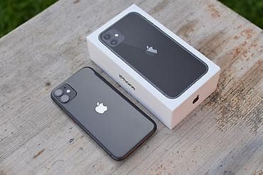 айфон 11 нарын: IPhone 11, цвет Black (чёрный). В комплекте фирменная коробка — 2