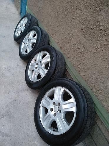 бир: Дөңгөлөктөр монтажда 205 / 60 / R 16, Кыш, Колдонулган, Комплект, Жеңил унаалар, Куйма, тешиктери - 5 — 2