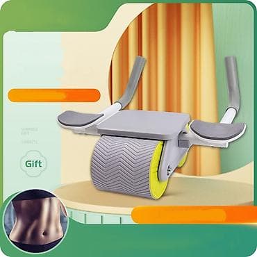 база топ: Роликовый тренажёр для пресса с упорами для рук - Конструкция — 1