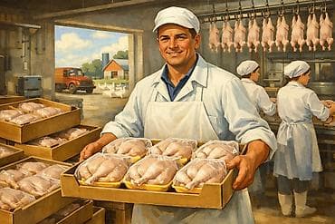 🐔 РАБОТА НА ПТИЦЕФАБРИКЕ В КРАСНОДАРСКОМ КРАЕ (РОССИЯ) 💰 ЗАРАБОТНАЯ