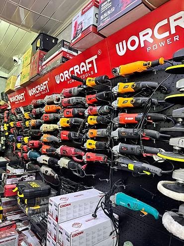 Профессиональный электроинструмент WORCRAFT и других брендов — широкий