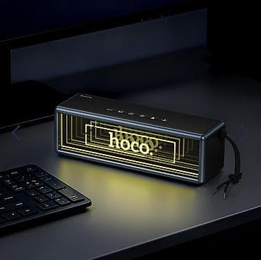 Аудиотехника: Портативная Bluetooth-колонка Hoco с зеркальной передней панелью и — 6