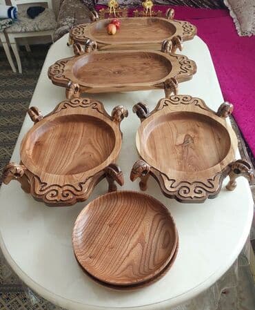 Деревянные посуды. жыгач идиштер. этно-эко посудалар. этно фуршетке