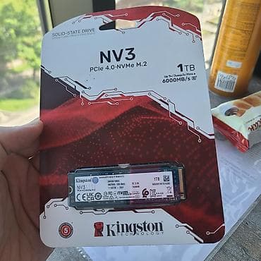 ddr 5: Накопитель, Новый, Kingston, SSD, 1 ТБ, Для ПК — 1