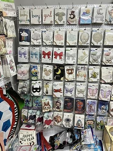 насос для шарика: Набор товаров для оформления праздников и фотозон. - Фольгированные — 2