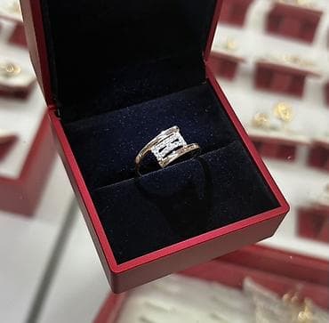 Кольцо, Коктейльное, Проба 585, Женские, Новый