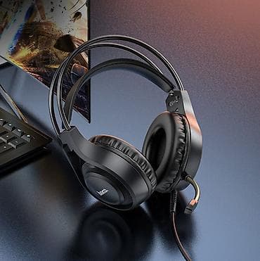 gaming: Проводные гарнитуры, Hoco, Новый, цвет - Черный — 7