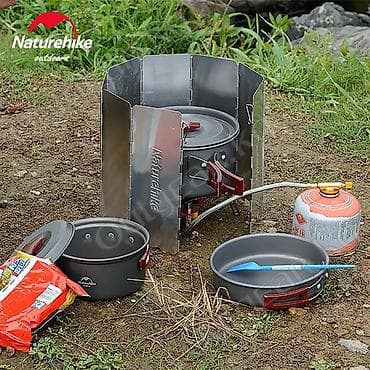 Спорт жана хобби: 🟠 Ветрозащитный экран Naturehike для горелки 🟠 ⠀ Ветрозащитный экран — 6