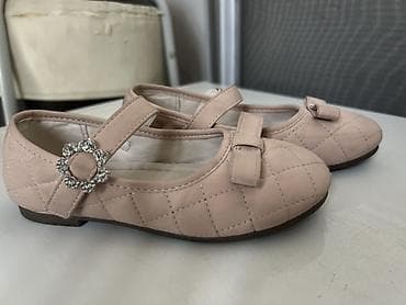 слипоны hm: Балетки для девочки, цвет нежно-розовый — 1