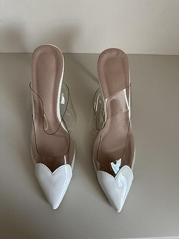 38: Босоножки, 38, 37, 37.5, Alaïa, Новый, цвет - Белый, Самовывоз — 4
