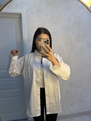 Женские свободные рубашки оверсайз - Фасон: классическая рубашка на
