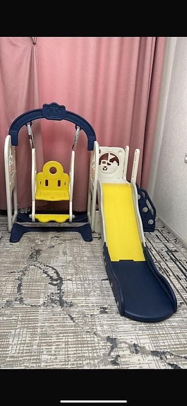 водиной бассейн: Детский игровой комплекс для дома: - Горка с плавным спуском и — 2