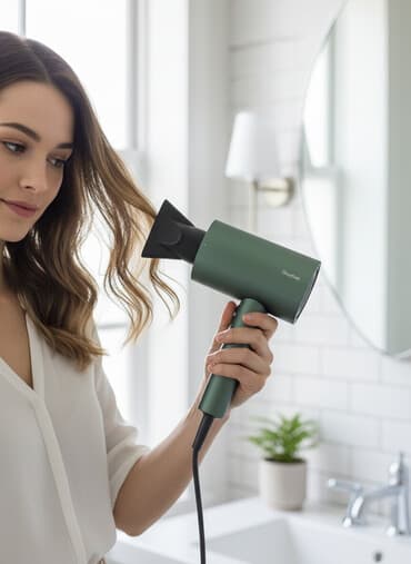 профессиональный фен: Фен Бытовой, Концентратор, Поворотный шнур — 2