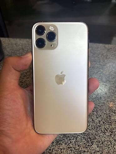 IPhone 11 Pro, Б/у, 256 ГБ, Золотой, 80 %