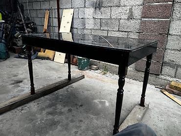 Стол новый кухонный из натурального дерева есть в наличии длина 120 at lalafo.kg Стол новый кухонный из натурального дерева есть в наличии длина 120