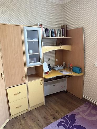 детскую кровать и письменный стол: Угловой мебельный комплект для детской/кабинета Состав и планировка — 4