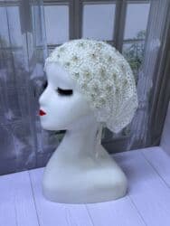 химар платок: Платок, Осень-весна, С узорами, С бисером, Вязаная модель — 15