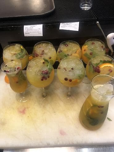 Авторские безалкогольные лимонады в бокалах и кувшине Описание: -