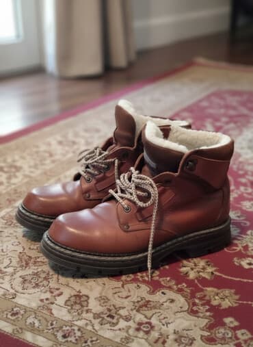 сапоги зимние женские натуральная кожа натуральный мех распродажа: Супер зимние кожаные ботинки . Натуральная мех . продам за 10000 — 2