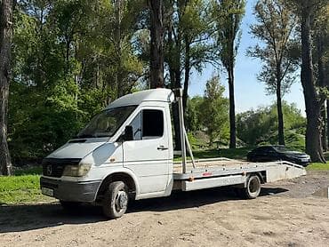 Эвакуатор на базе Mercedes-Benz Sprinter - Платформа-борт для