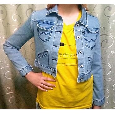 what: Джинсовая куртка,укороченная,новая,стрэч. Отличного качества. ЛУЧШЕ — 1