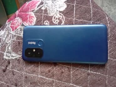 рассрочка ноутбуки: Redmi, Redmi 12C, Б/у, 64 ГБ, цвет - Голубой, 2 SIM — 4