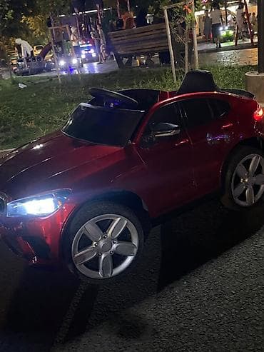 Балдар дүйнөсү: Марка BMW Детский электромобиль купе-кроссовер, красный металлик - — 2