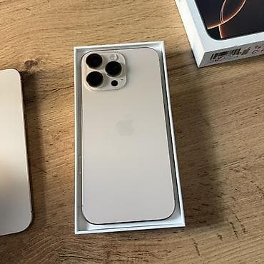 iphon 16 pro: IPhone 16 Pro Max, Б/у, 256 ГБ, Desert Titanium, 91 % — 10