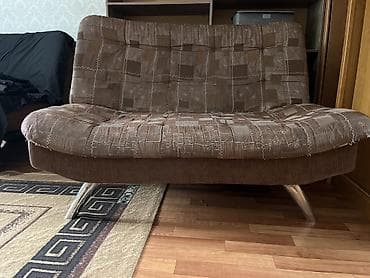 пос: Прямой диван, Б/у — 2