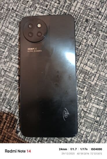 redmi note9c: Смартфон Itel (черный цвет) Ключевые особенности: - Основная камера — 1