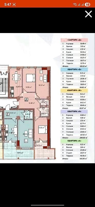 последующим: 1 комната, 64 м², Элитка, 2 этаж, Готовая ПСО (под самоотделку) — 1