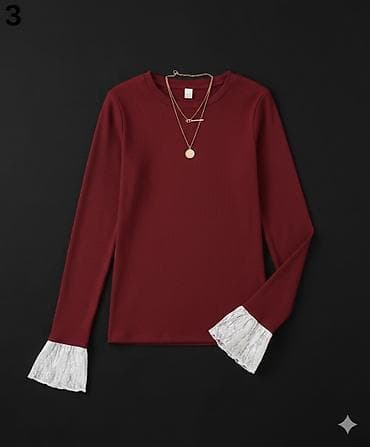 Үлпөт көйнөктөрү жана аксессуарлар: Джемпер BYALISA с декоративными манжетами - Фасон: прямой крой — 2