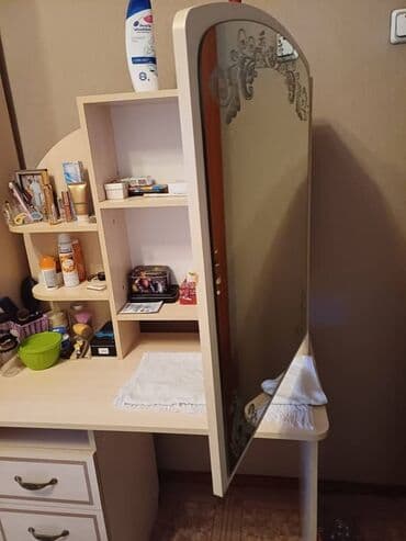 дрели бу: Спальный гарнитур, Б/у, Двуспальная кровать, Шкаф, Трюмо, Самовывоз — 3