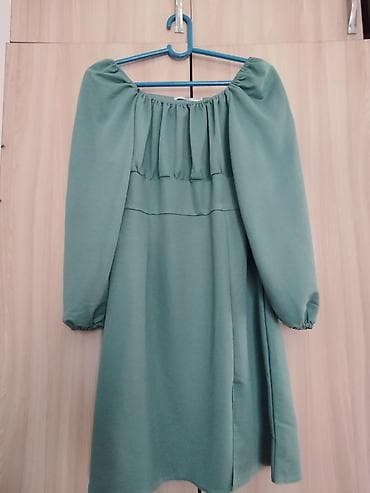 платье елочка: Повседневное платье, Турция, Осень-весна, Короткая модель, Трикотаж, Турецкое, 2XL — 1