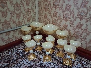 асма шам: Набор декоративных ваз/конфетниц на ножке, комплект. Состав: - 2 — 1