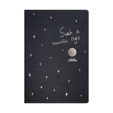 wacom графический планшет купить: СКЕТЧБУК блокнот, 28 ЧЕРНЫХ ЛИСТОВ, ПЛОТНОСТЬ 70 ГР, ЗВЕЗДНАЯ НОЧЬ — 3