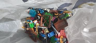 набор лего: Сборная партия деталей и минифигурок для конструкторов типа LEGO. Что — 6