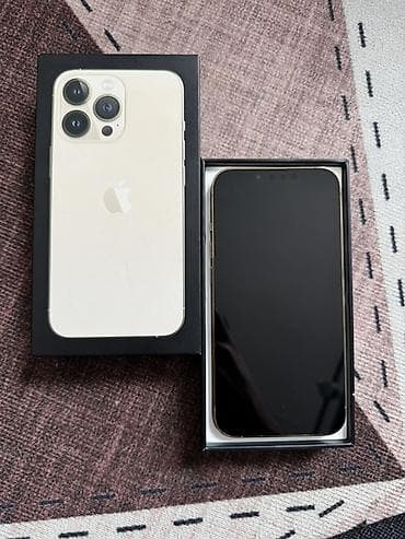 imac 24: IPhone 13 Pro, Б/у, 256 ГБ, Золотой, Коробка — 2