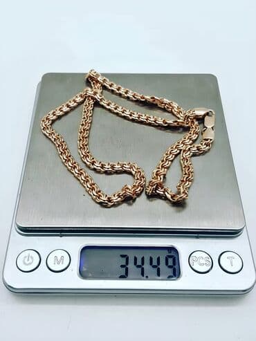 продаю золотую цепочку: Плетение "Шопард" Золото 585 проба Ручная работа Вес цепи 32 гр — 27