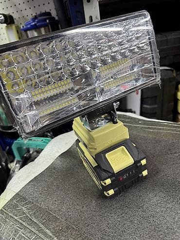 Прожекторы: Аккумуляторный светодиодный прожектор 21 В - Яркий LED-прожектор на — 4