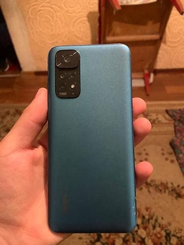 mi 7: Redmi, Redmi Note 11S, Б/у, 128 ГБ, цвет - Синий, 2 SIM — 1
