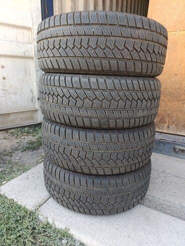 шины на форанер: R-17 -215-45. Привозные из Японии. Шины зимние комплект 4 шт. По нашим — 1