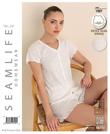 Личные вещи: Пижама, Атлас, Турция, С кружевом, Все размеры — 5