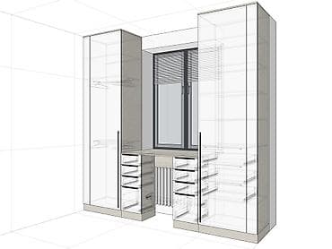 Мебель на заказ: Мебель на заказ, Спальня, Шкаф — 1