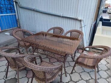 садовый стол и стулья: Садовый стул Металл — 11