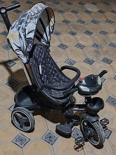 велосипед от 3х лет: Детский велосипед, 3-колесный, 3 - 4 года, Б/у — 4